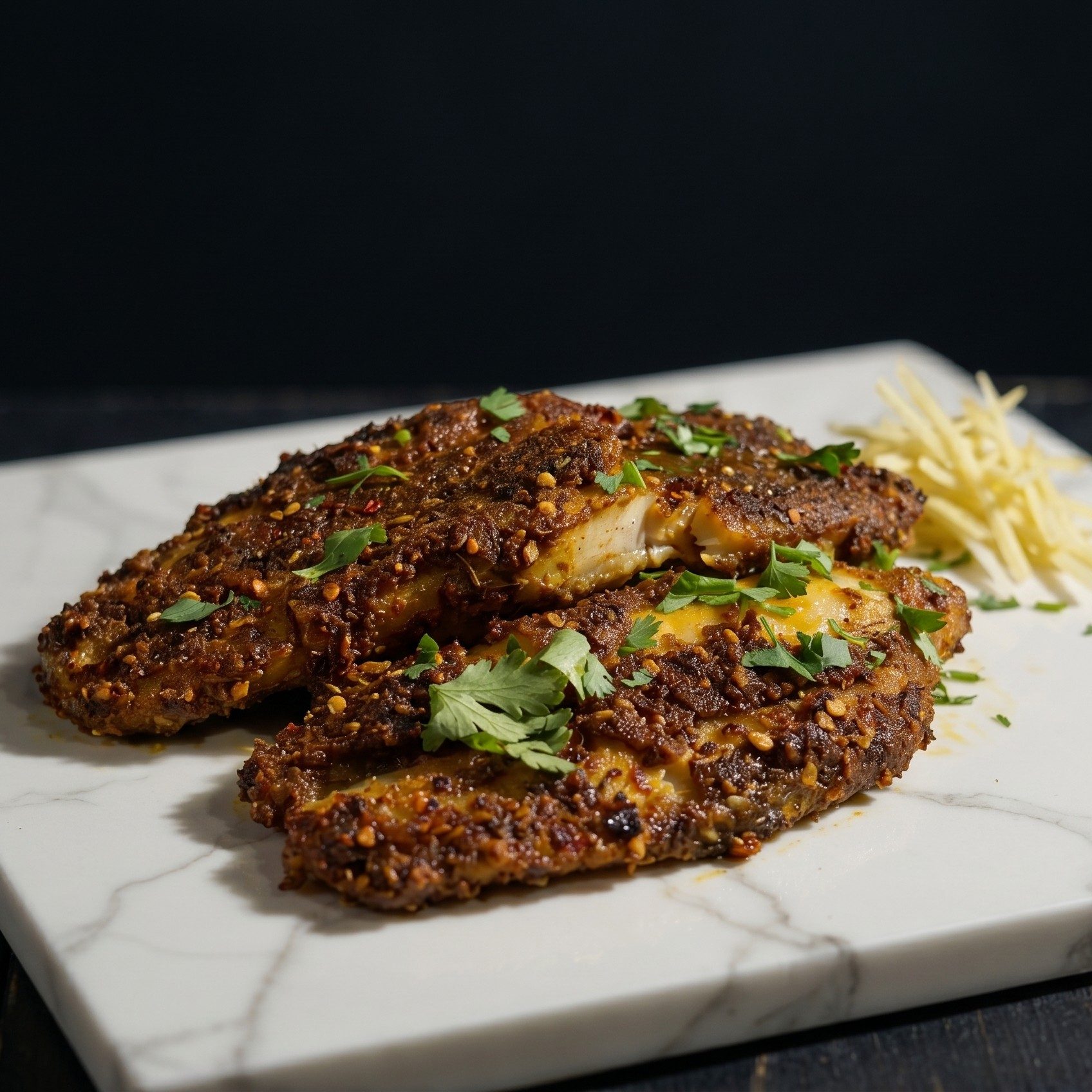 Crispy Pan Fried Fish.